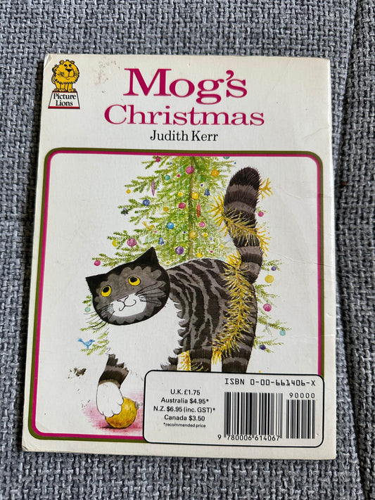 1978 Mog’s Christmas - Judith Kerr(Picture Lions) - Honeyburn Books (UK)