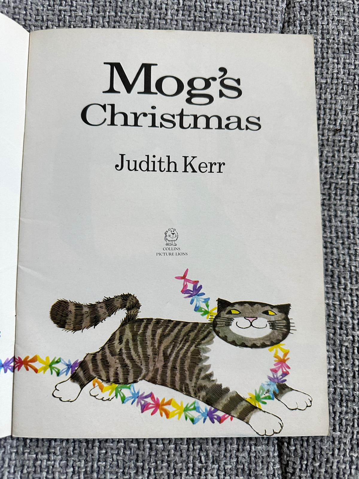 1978 Mog’s Christmas - Judith Kerr(Picture Lions) - Honeyburn Books (UK)