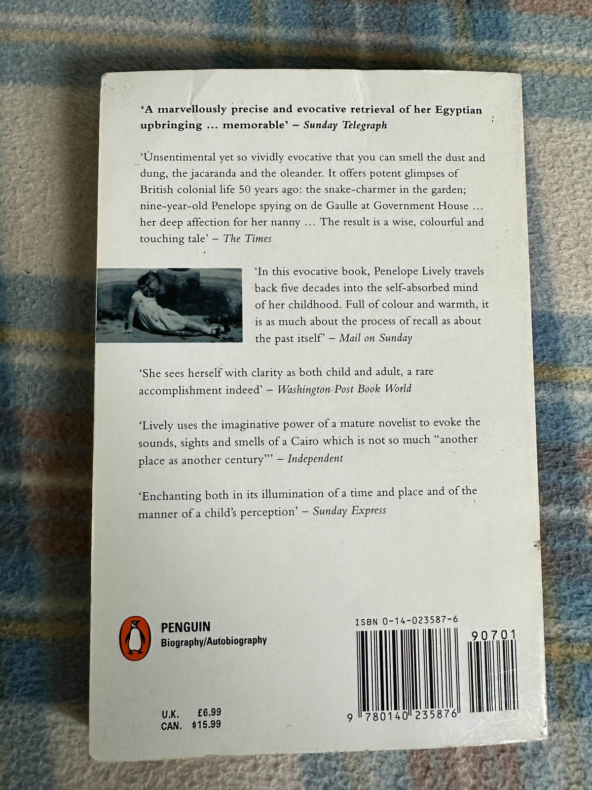 1995 Oleander Jacaranda - Penelope Lively(Penguin) - Honeyburn Books (UK)