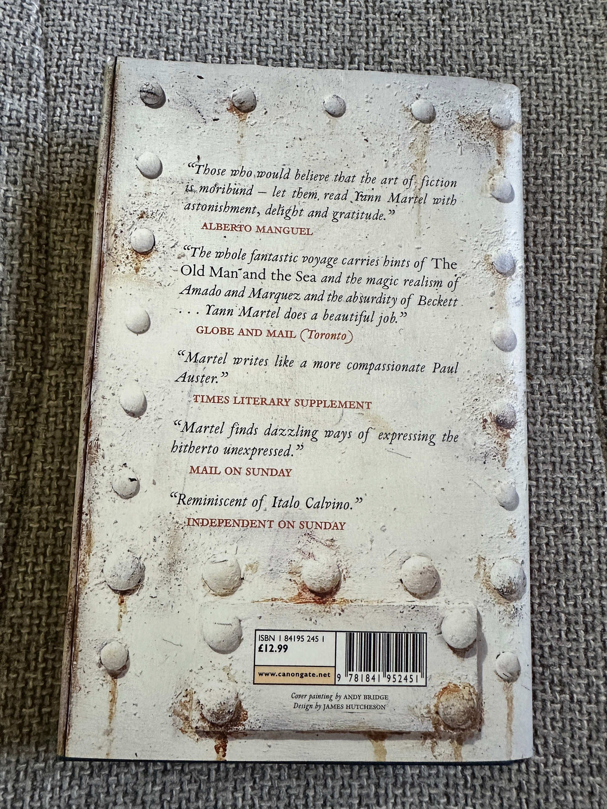2002*1st* The Life Of Pi - Yann Martel (Canongate) - Honeyburn Books (UK)