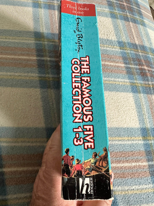 2012 The Famous Five Collection 3 books in 1(Five On A Treasure Island, Five Go Adventuring Again, Five Run Away Together) Enid Blyton - Hodder Children’s Books - Honeyburn Books (UK)
