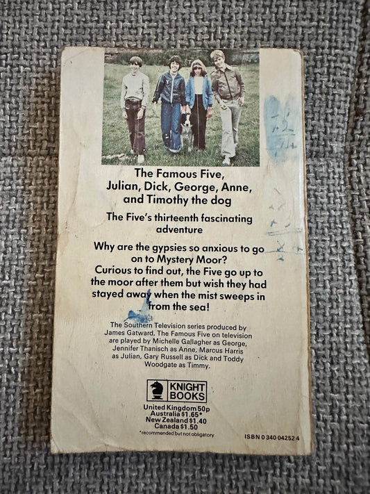 1977 Five Go To Mystery Moor - Enid Blyton(Betty Maxey)Knight Books - Honeyburn Books (UK)