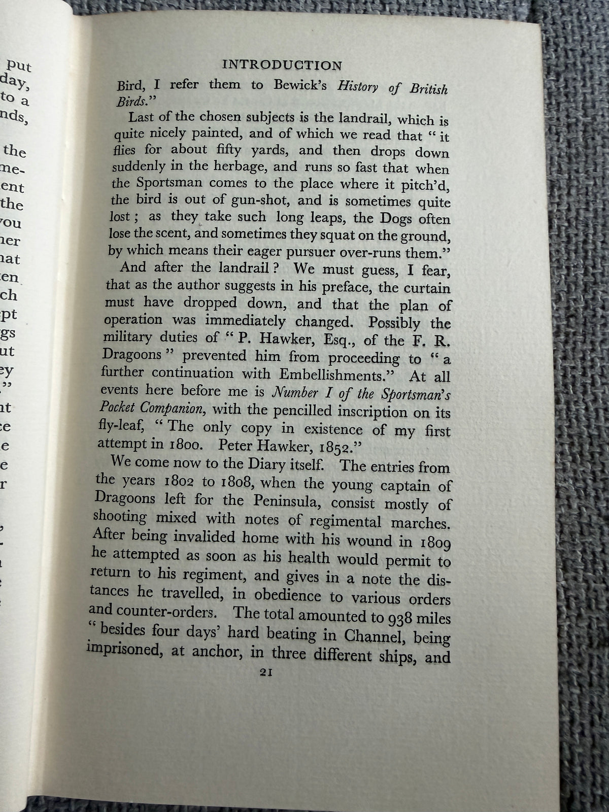 1931*1st* Colonel Hawker’s Shooting Diaries - Eric Parker (Editor) Philip Allan Published