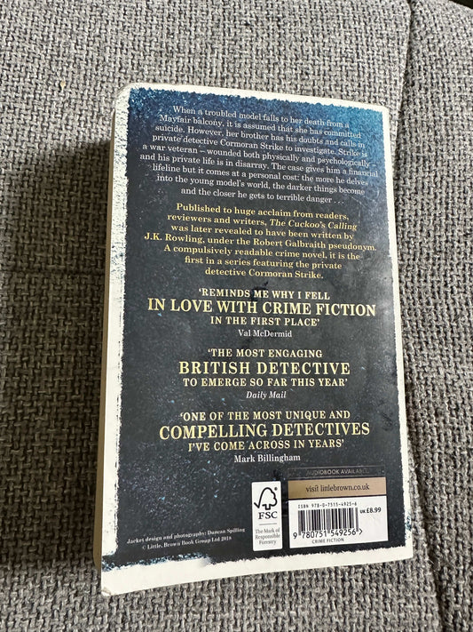 2018 The Cuckoo Calling - Robert Galbraith (Sphere) - Honeyburn Books (UK)