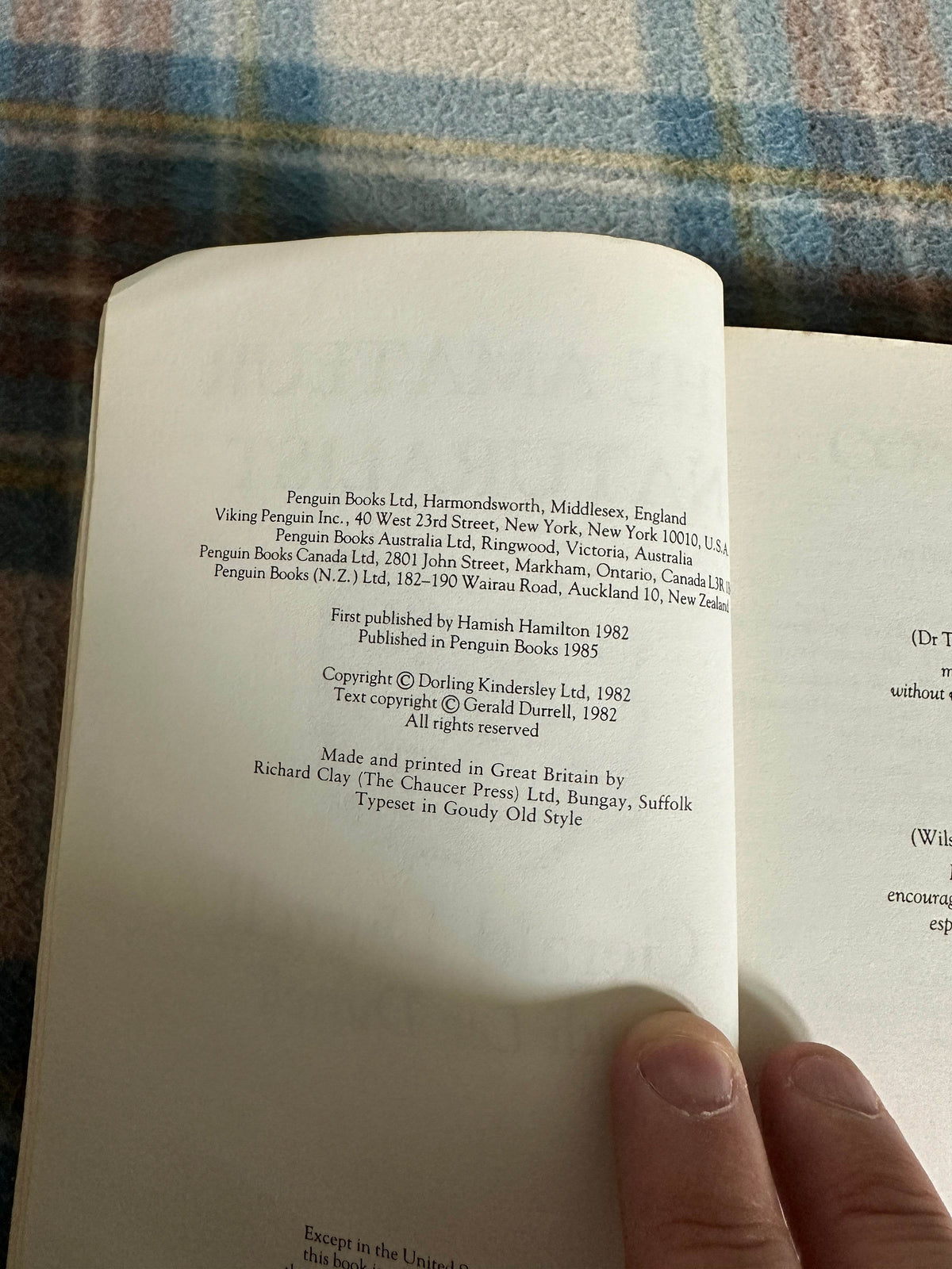 1985 The Amateur Naturlist - Gerald Durrell with Lee Durrell(Penguin) - Honeyburn Books (UK)