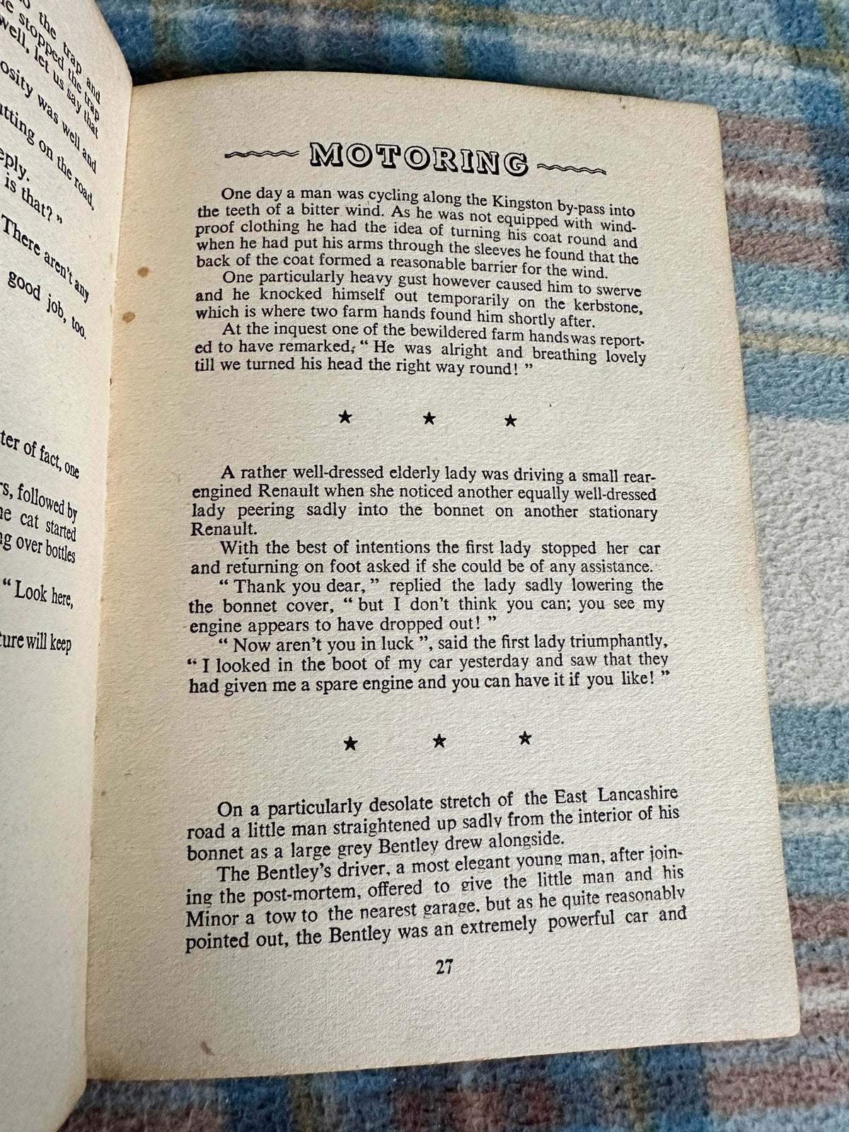 1940’s 100 After Dinner Stories Suitable For All Occasions - Liverpolitan Hundreds Series - Honeyburn Books (UK)