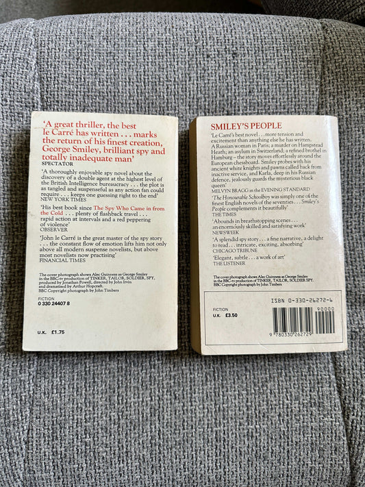 1980/81 Tinker Tailor / Smiley’s People - John Le Carré (Pan Books) - Honeyburn Books (UK)