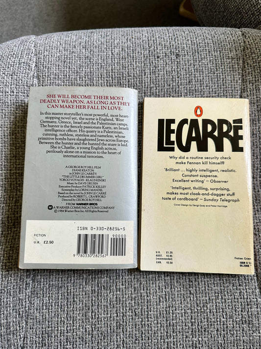 1984/82 The Little Drummer Girl / Call For The Dead - John Le Carré (Penguin & Pan) - Honeyburn Books (UK)