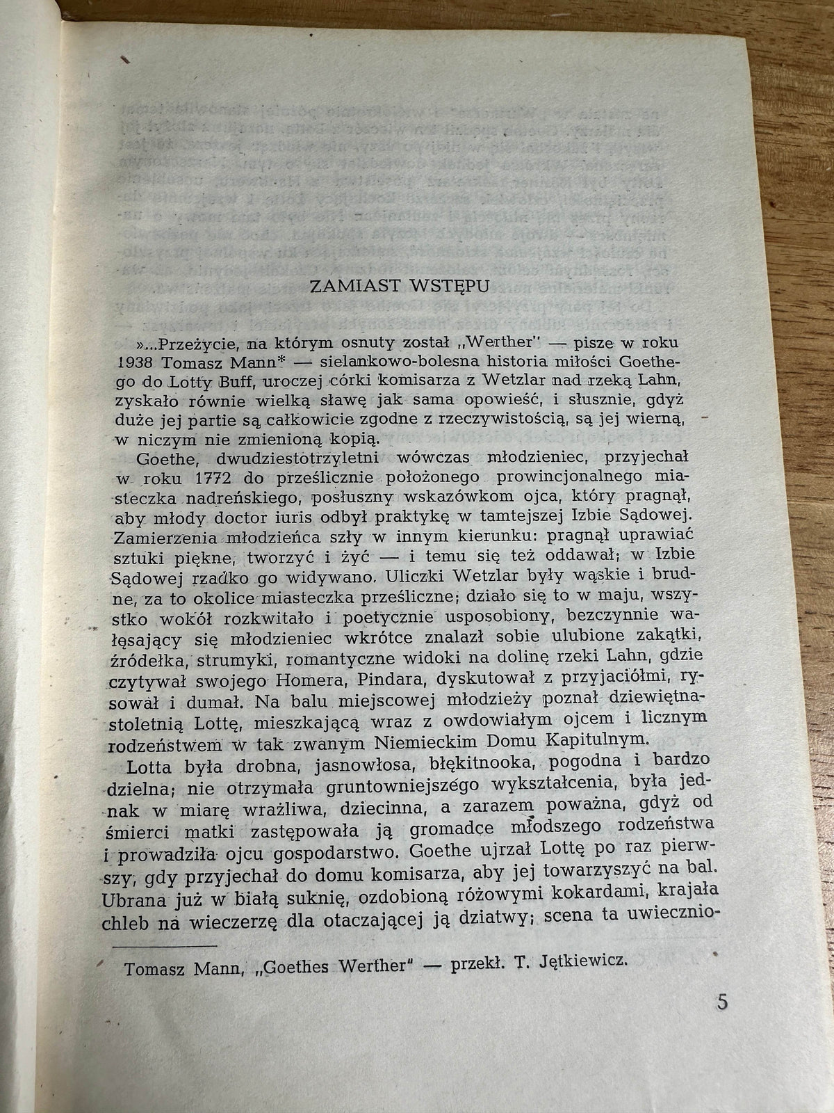 1958*1st* Lotta w Weimarze(Lotte In Weimar)- Tomasz Mann(Czytelnik) - Honeyburn Books (UK)