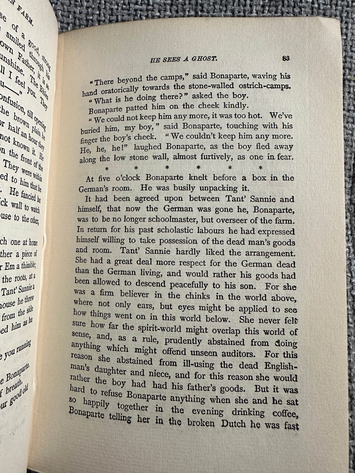 1883 The Story Of An African Farm - Olive Schriener(Hutchinson & Co ) - Honeyburn Books (UK)