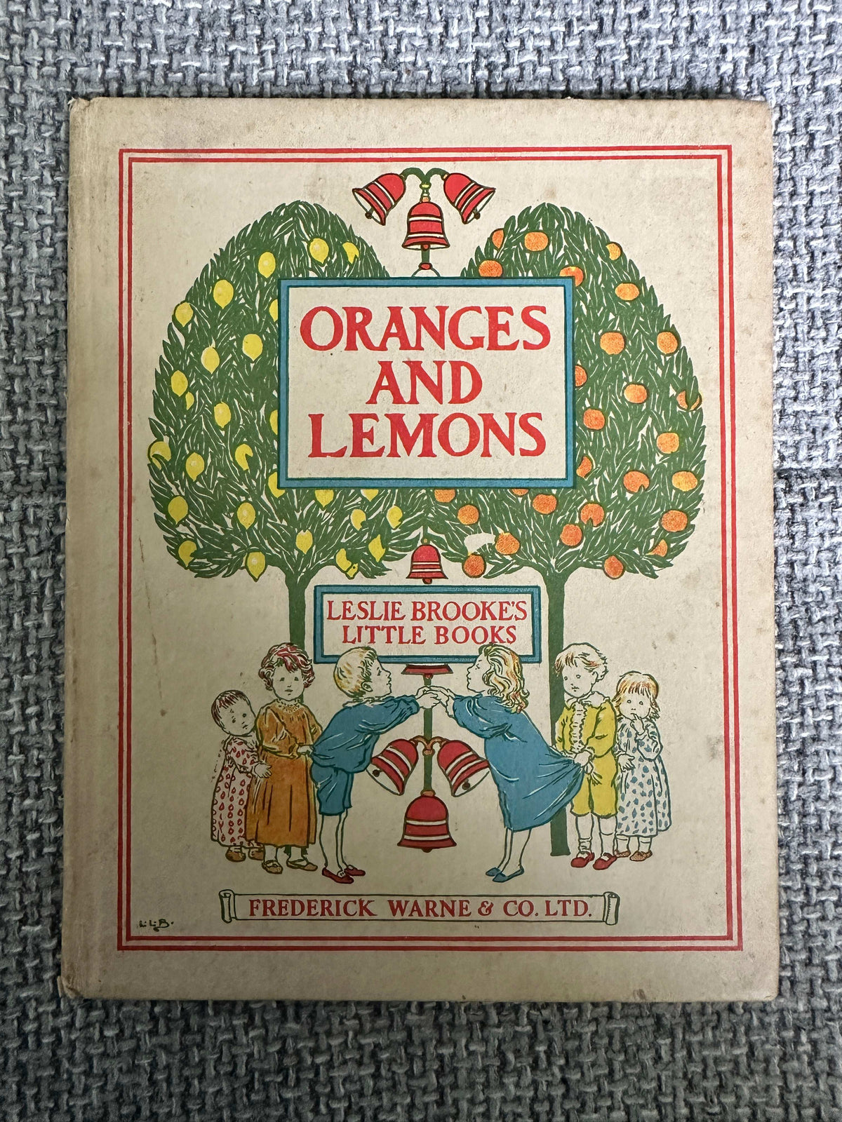 1949*1st Specimen* Oranges & Lemons Nursery Rhyme Book - L. Leslie Brookes (Frederick Warne & Co Ltd)