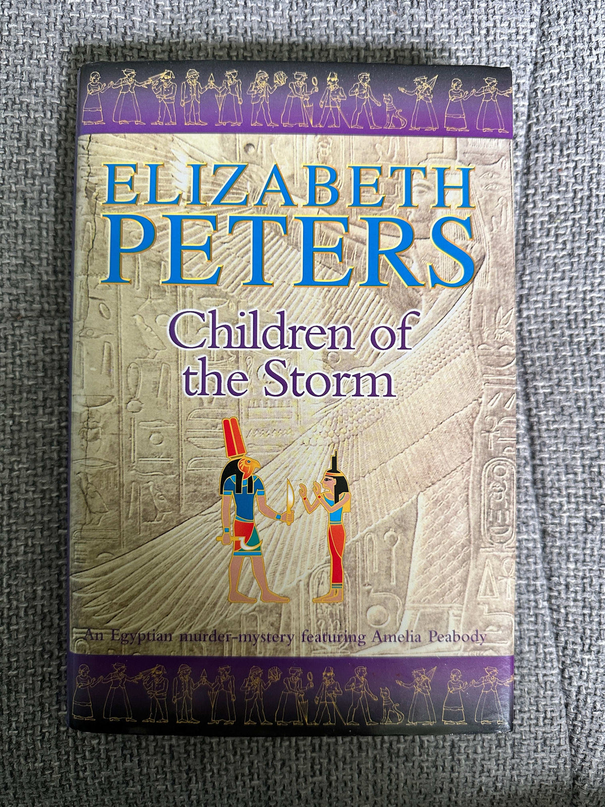 2003*1st* Children Of The Storm (Amelia Peabody Murder Mystery) Elizabeth Peters (Constable)