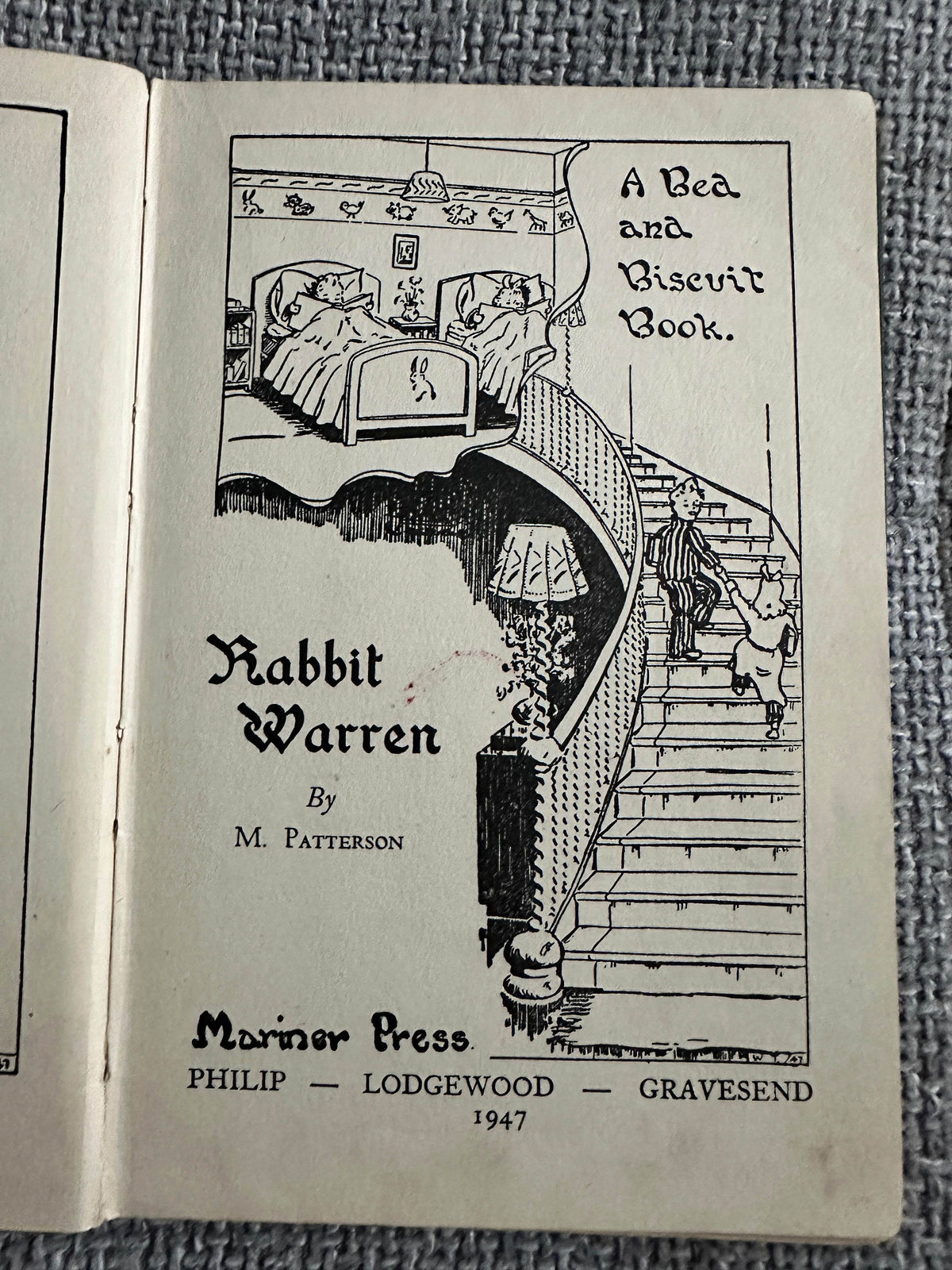 1947 Rabbit Warren(A Bed & Biscuit Book)M. Patterson(Mariner Press) - Honeyburn Books (UK)