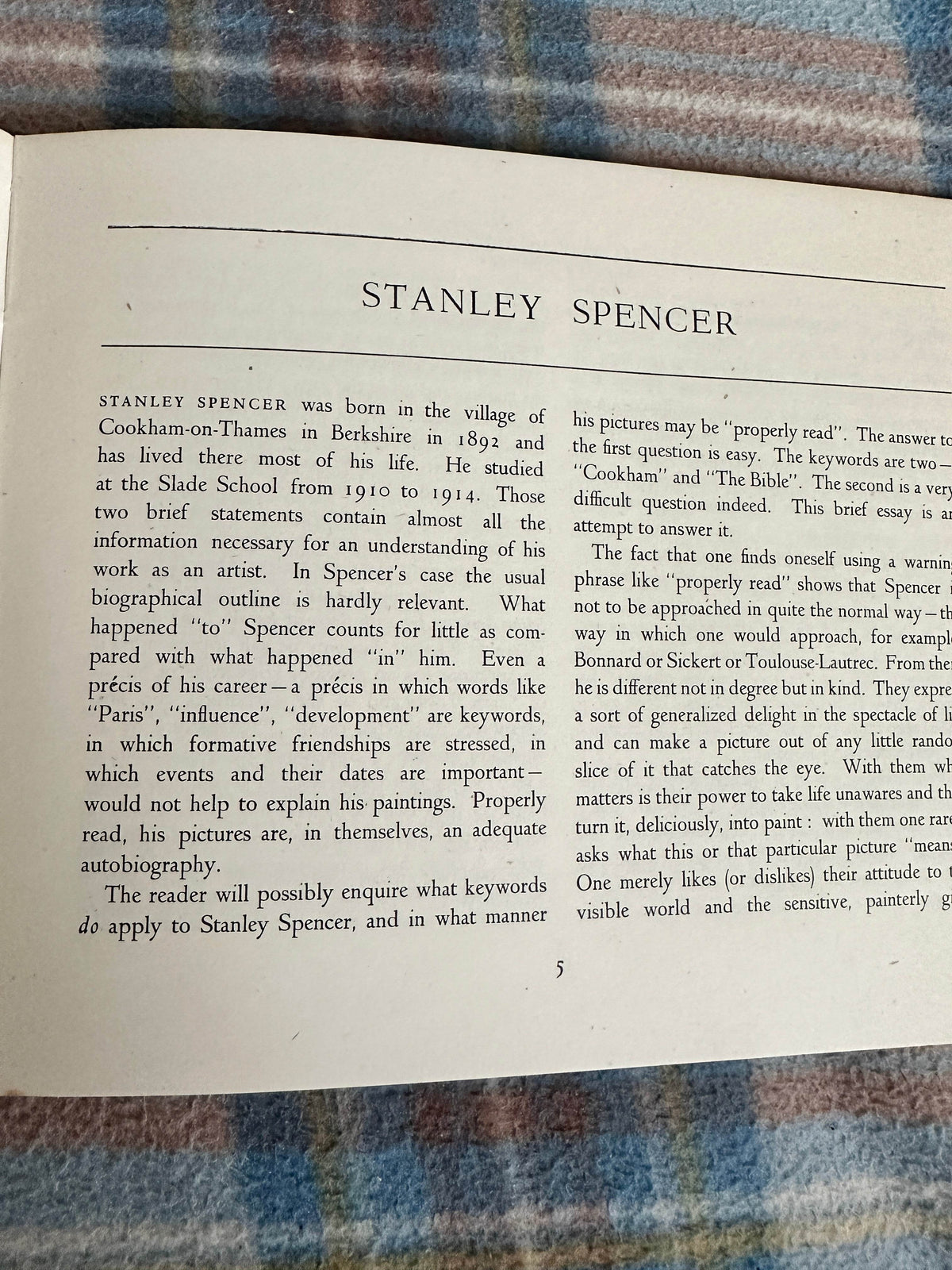 1947 Stanley Spencer(Penguin Modern Painters) Penguin Books - Honeyburn Books (UK)