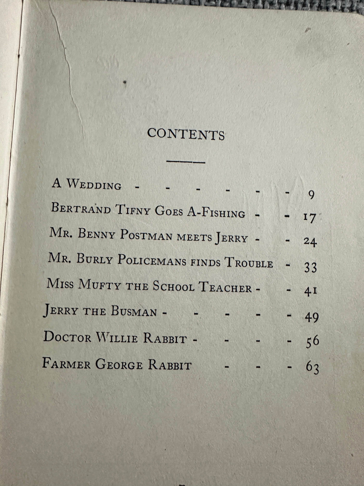 1947 Rabbit Warren(A Bed & Biscuit Book)M. Patterson(Mariner Press) - Honeyburn Books (UK)