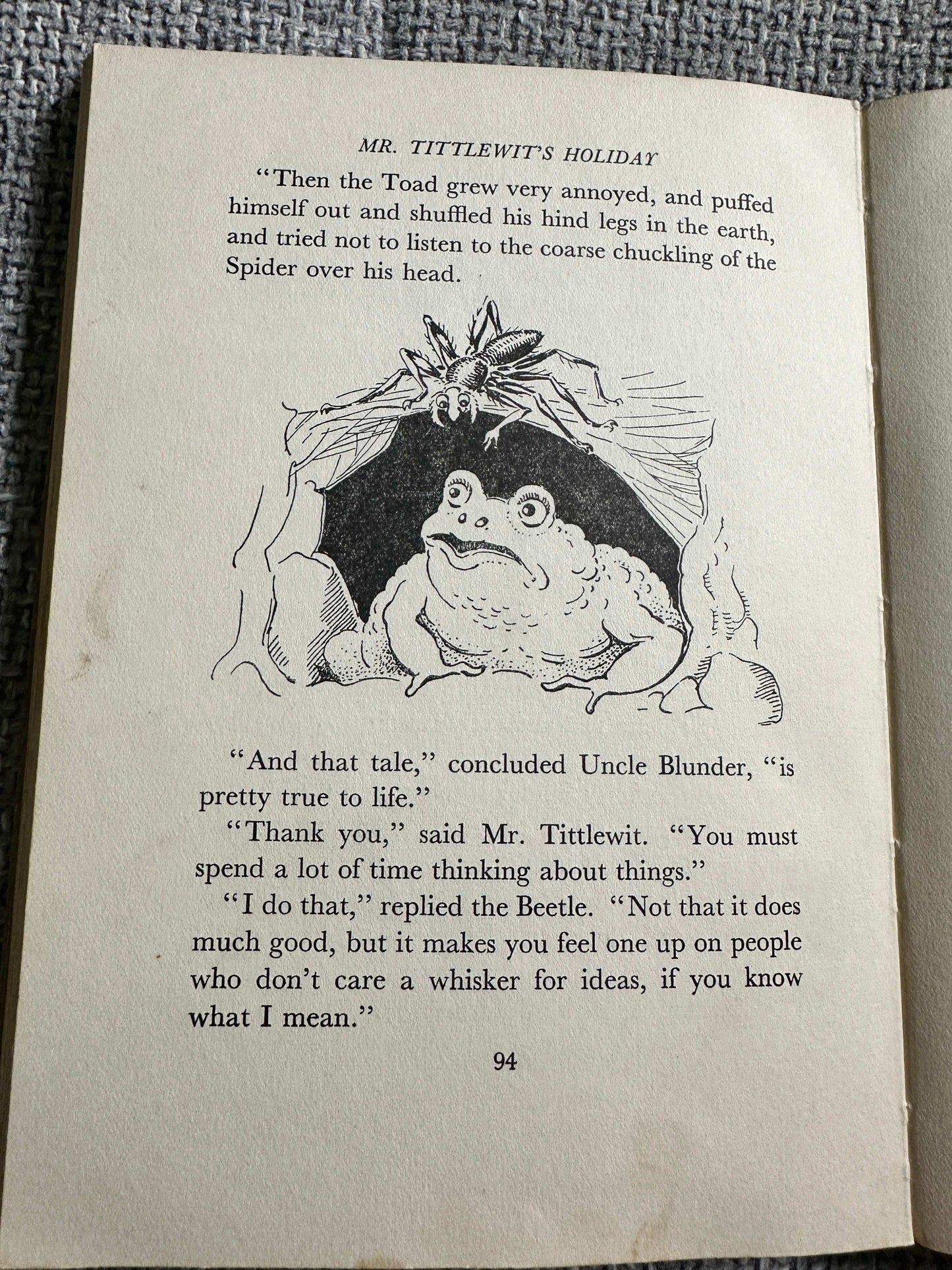 1939*1st* Mr. Tittlewit’s Holiday - M. Forster Knight (Author & Illust) Sir Isaac Pitman & Sons Ltd Publishers)