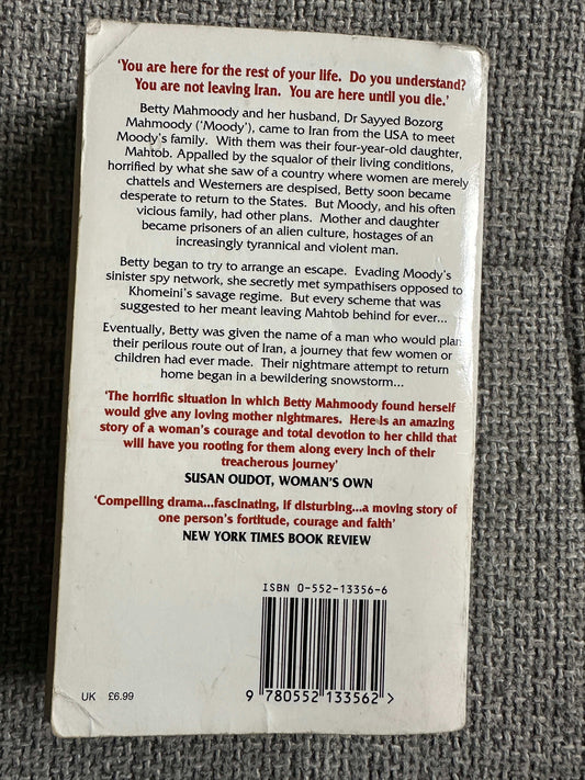 1989 Not Without My Daughter - Betty Mahmoody & William Hoffer (Corgi Books)