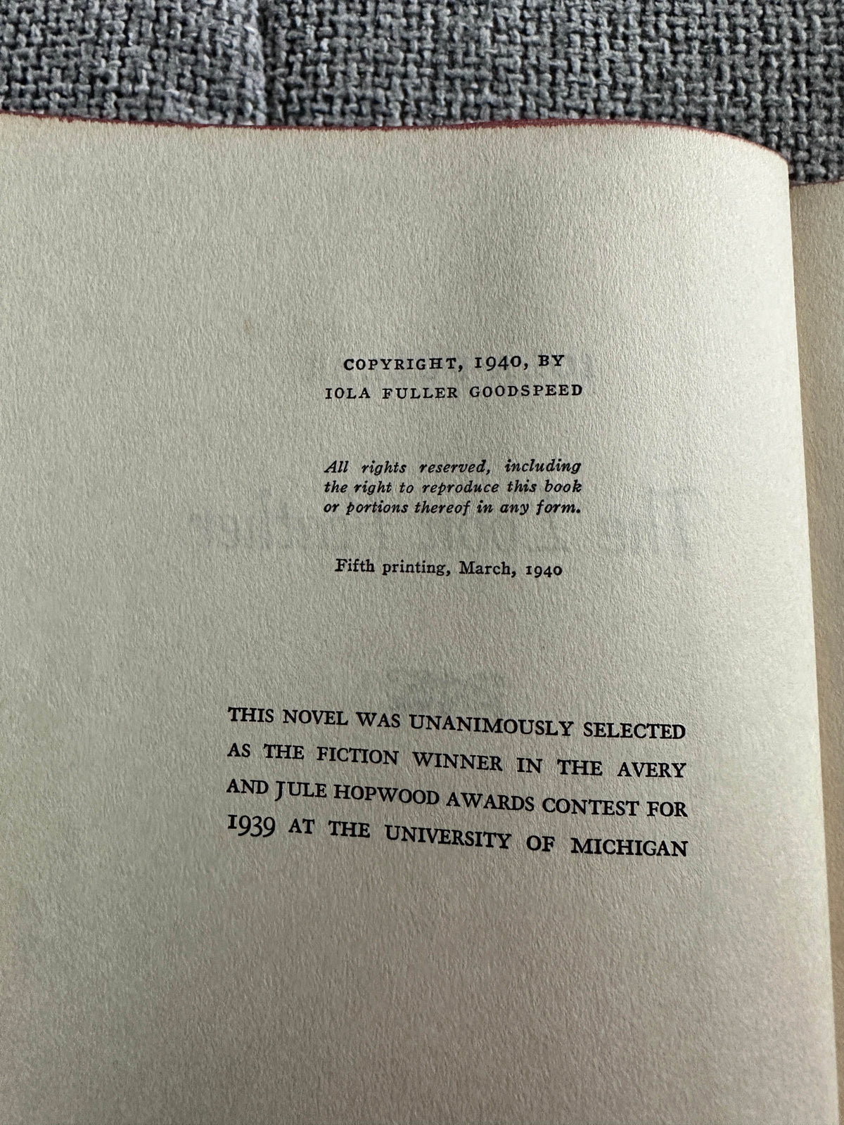 1940 The Loon Feather - Iola Fuller(Harcourt, Brace & Co New York) - Honeyburn Books (UK)