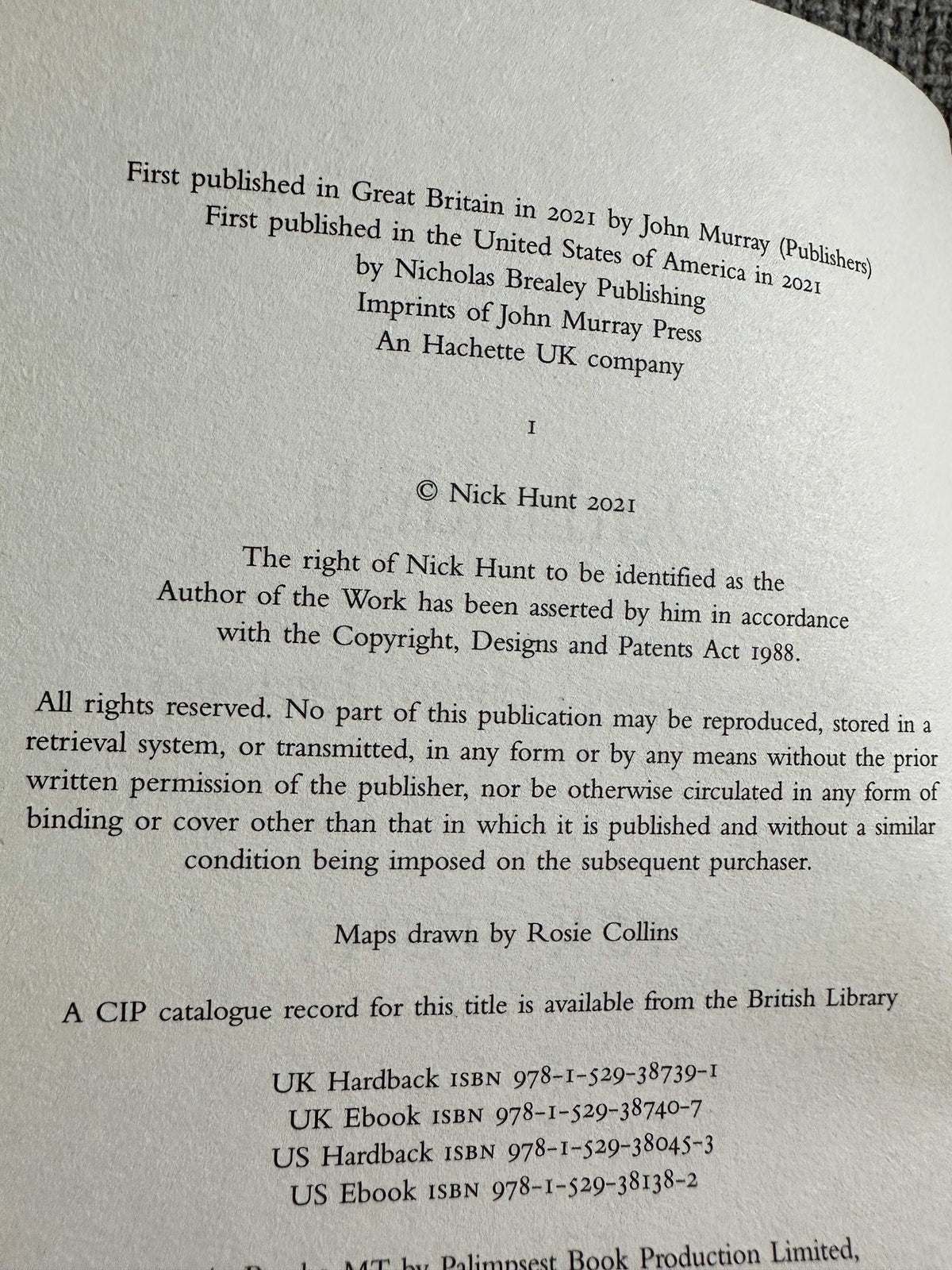 2021*1st* Outlandish - Nick Hunt (John Murray Publishers)