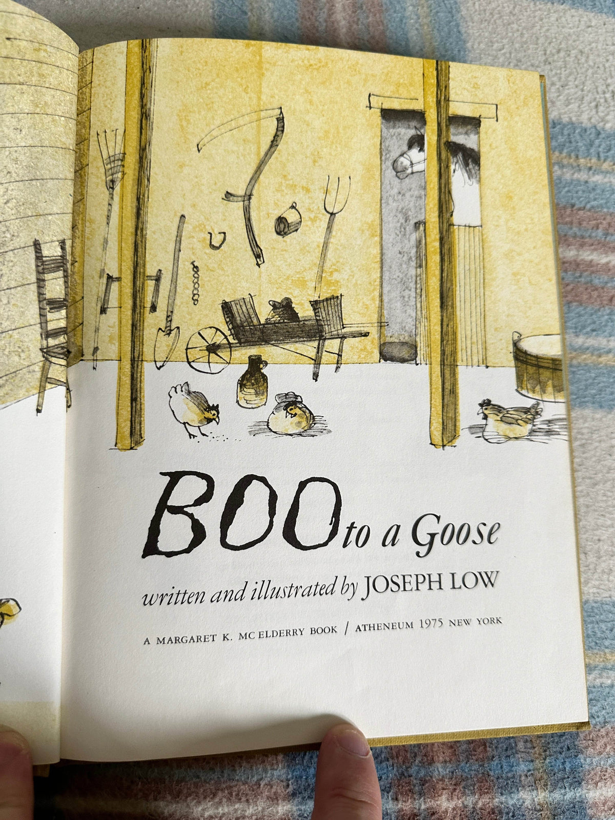 1975*1st* Boo To A Goose - Joseph Low(Atheneum Press) - Honeyburn Books (UK)
