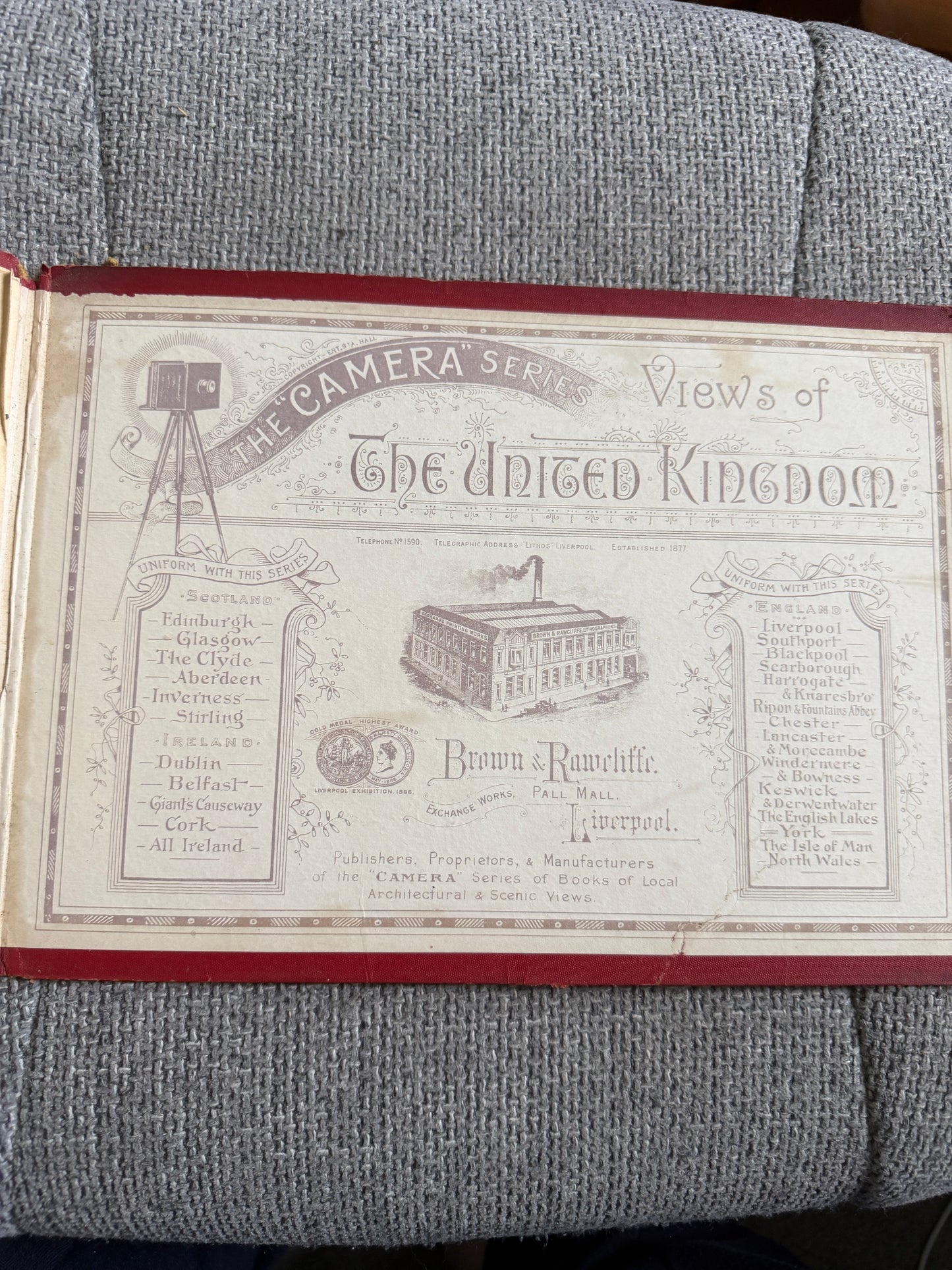 1894-1899 The Camera Series Album Of Photo-Lithographic Views of Southport (Brown & Rawcliffe published)