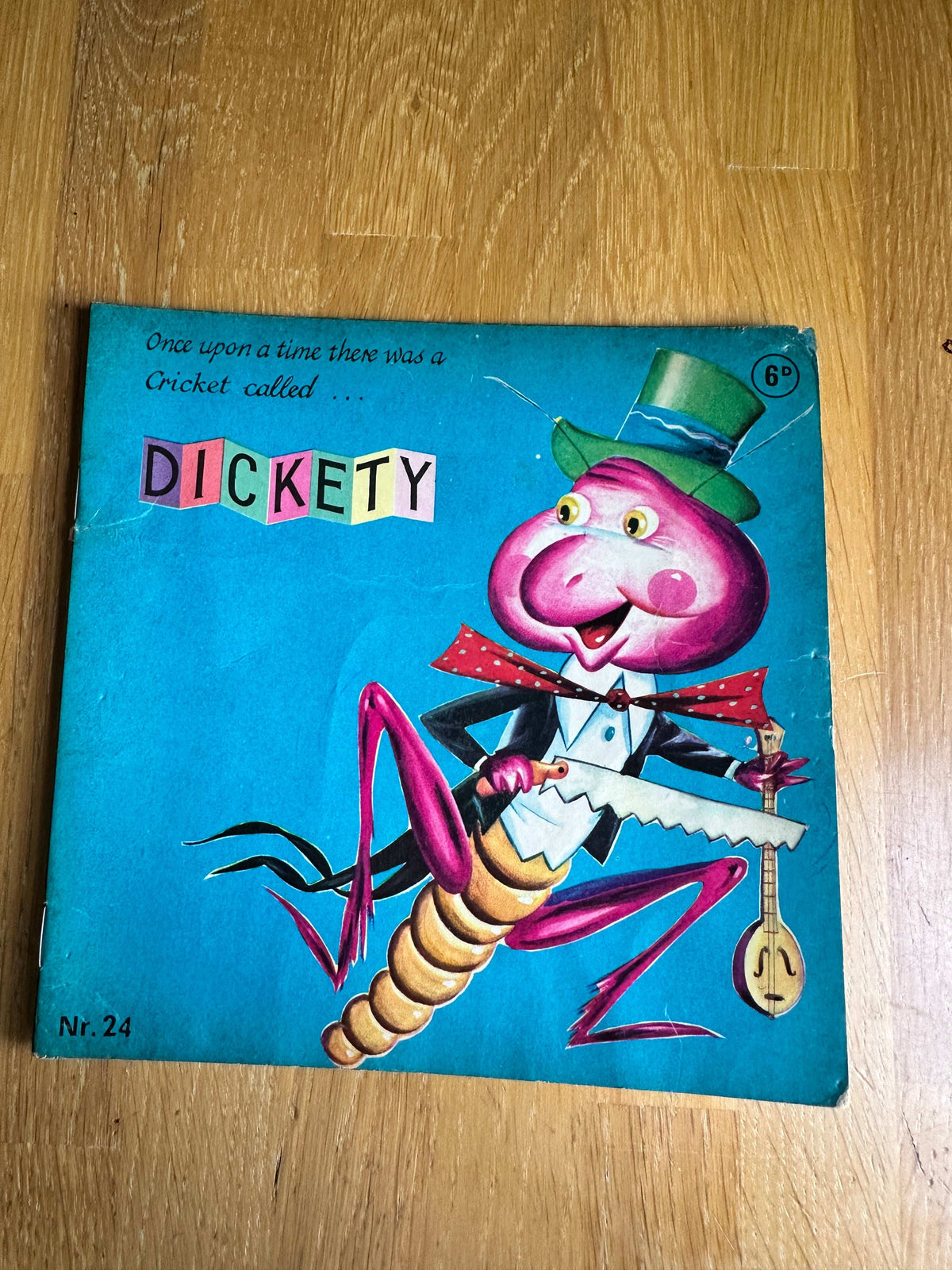 1960’s A Cricket Called Dickety - Once Upon A Time Series Printed In Holland