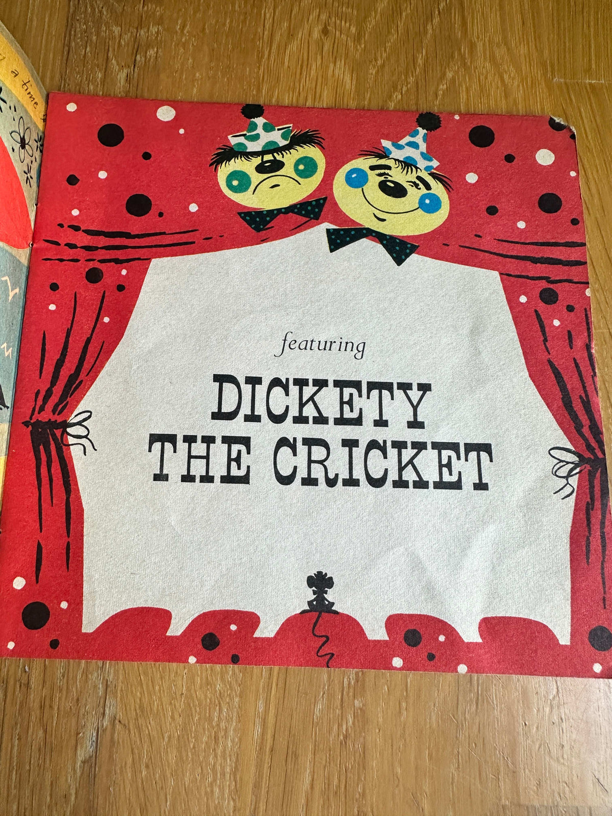1960’s A Cricket Called Dickety - Once Upon A Time Series Printed In Holland