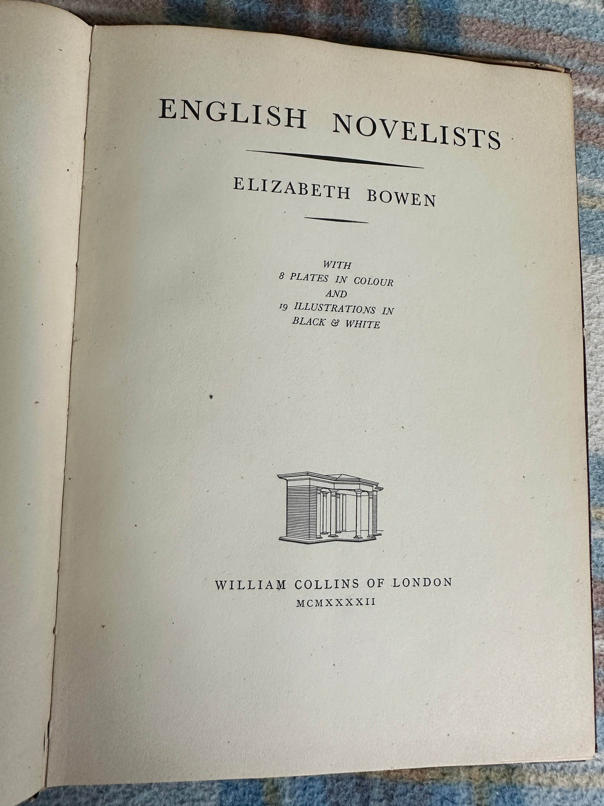 1942*1st* English Novelists - Elizabeth Bowen(Collins) - Honeyburn Books (UK)