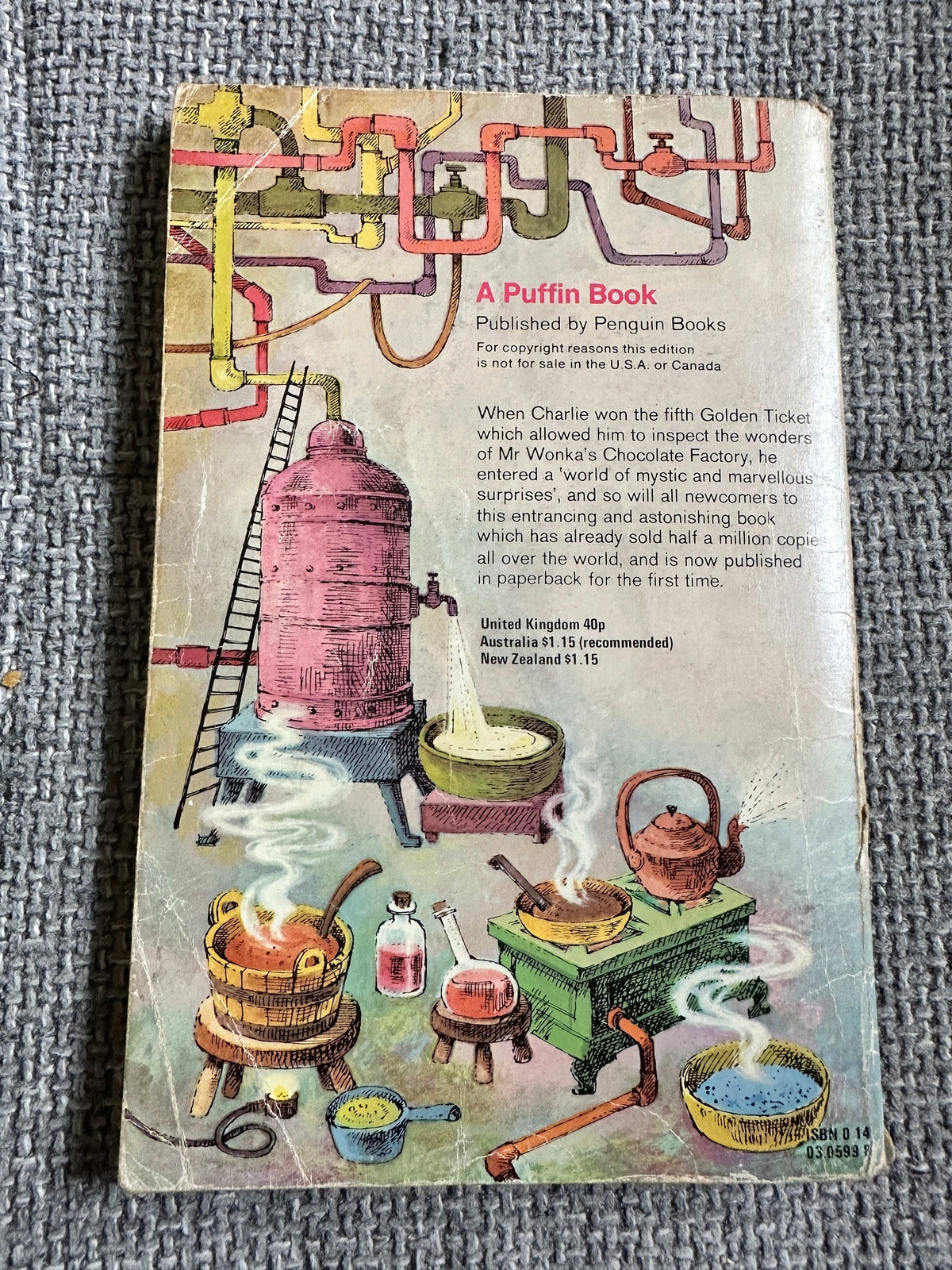 1975 Charlie & The Chocolate Factory- Roald Dahl (Faith Jaques Illust) Puffin Books