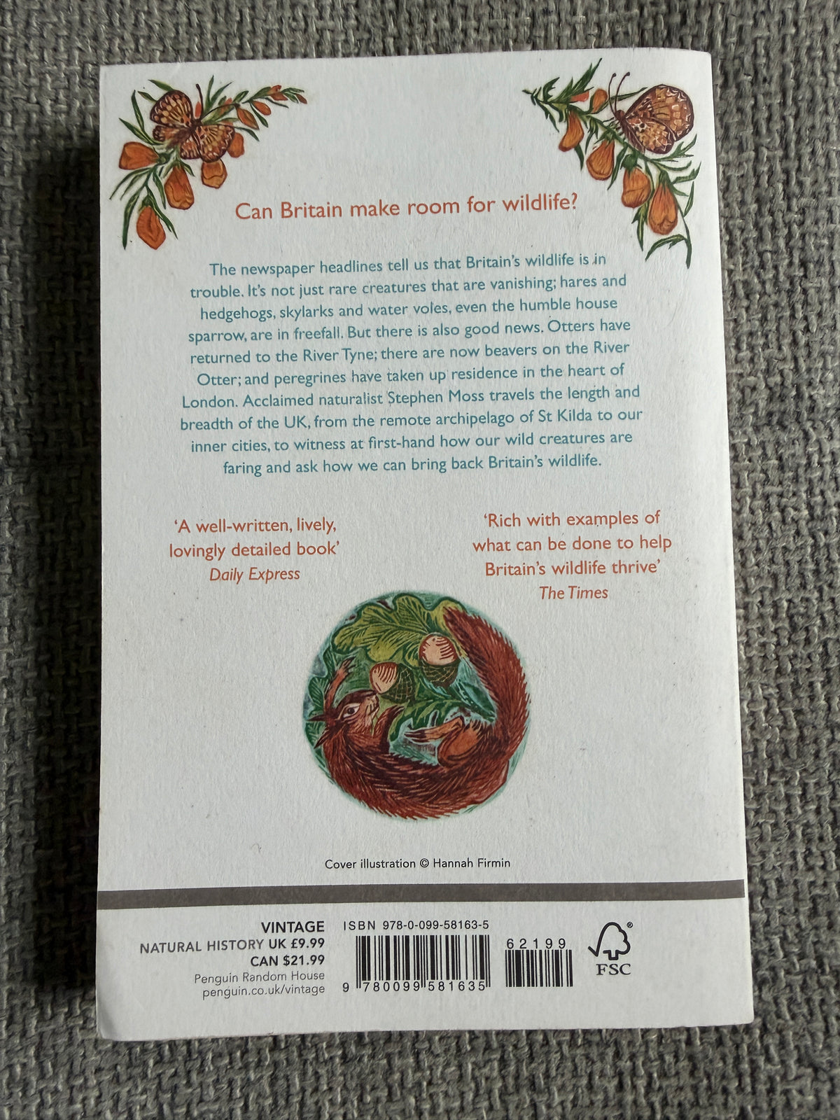 2016 Wild Kingdom Bringing Back Britain’s Wildlife - Stephen Moss (Vintage)