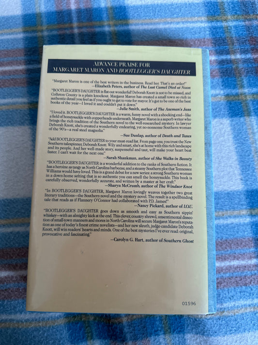 1992*1st* The Bootlegger’s Daughter - Margaret Maron(Jacket by Phil Huling) Mysterious Press - Honeyburn Books (UK)