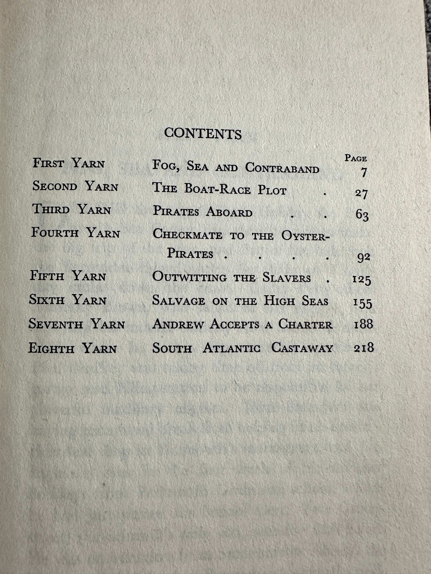 1956*1st* Yarns Of Blue Water - Douglas V. Duff (The Thames Publishing Co)