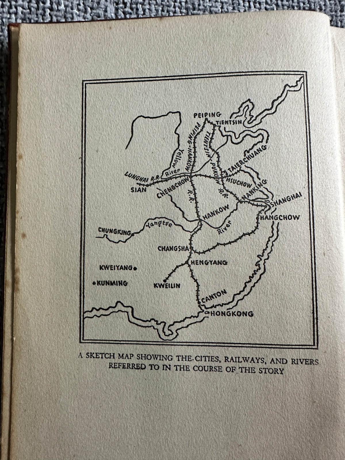 1942 A Leaf In The Storm (A Novel Of War-Swept China) - Lin Yutang(William Heinemann) - Honeyburn Books (UK)