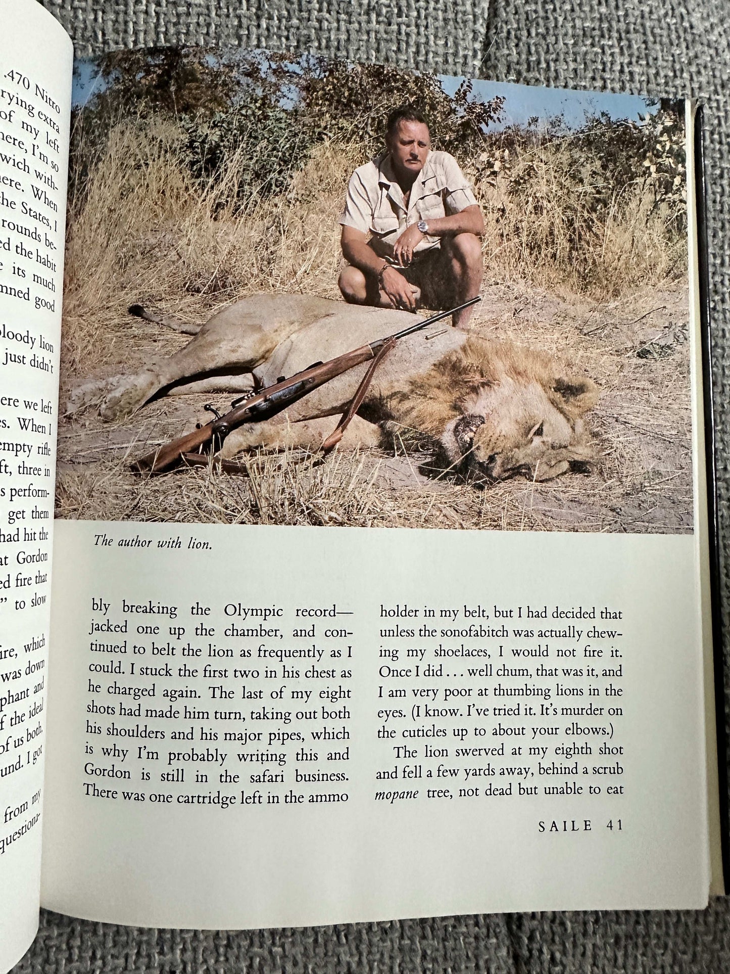 1987*1st* Peter Capstick’s Africa (A Return To The Long Grass) St. Martins Press New York