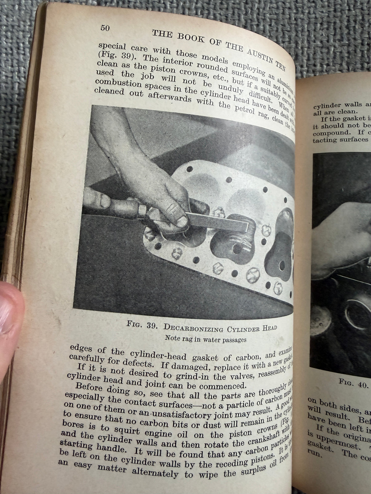 1950 The Book Of The Austin Ten - Staton Abbey (Sir Isaac Pitman & Sons Ltd)