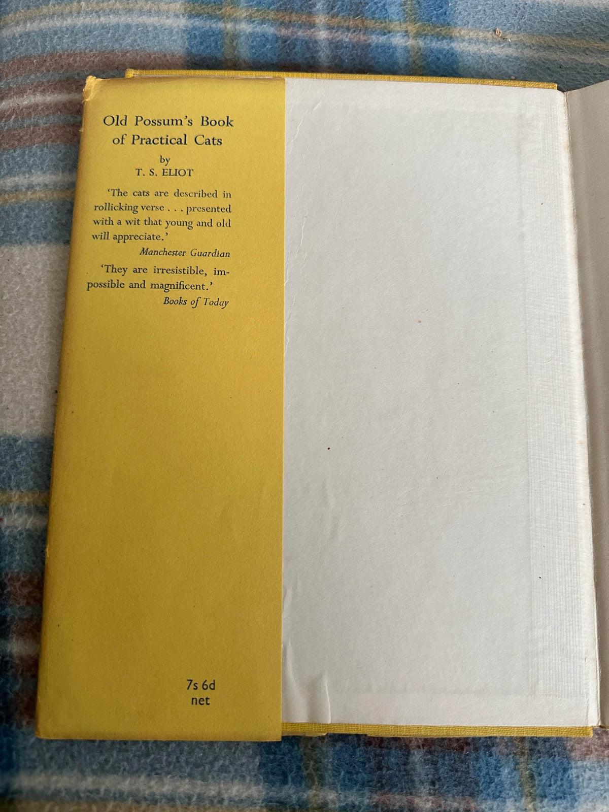 1956 Old Possum’s Book Of Practical Cats - T. S. Eliot(Faber & Faber) - Honeyburn Books (UK)