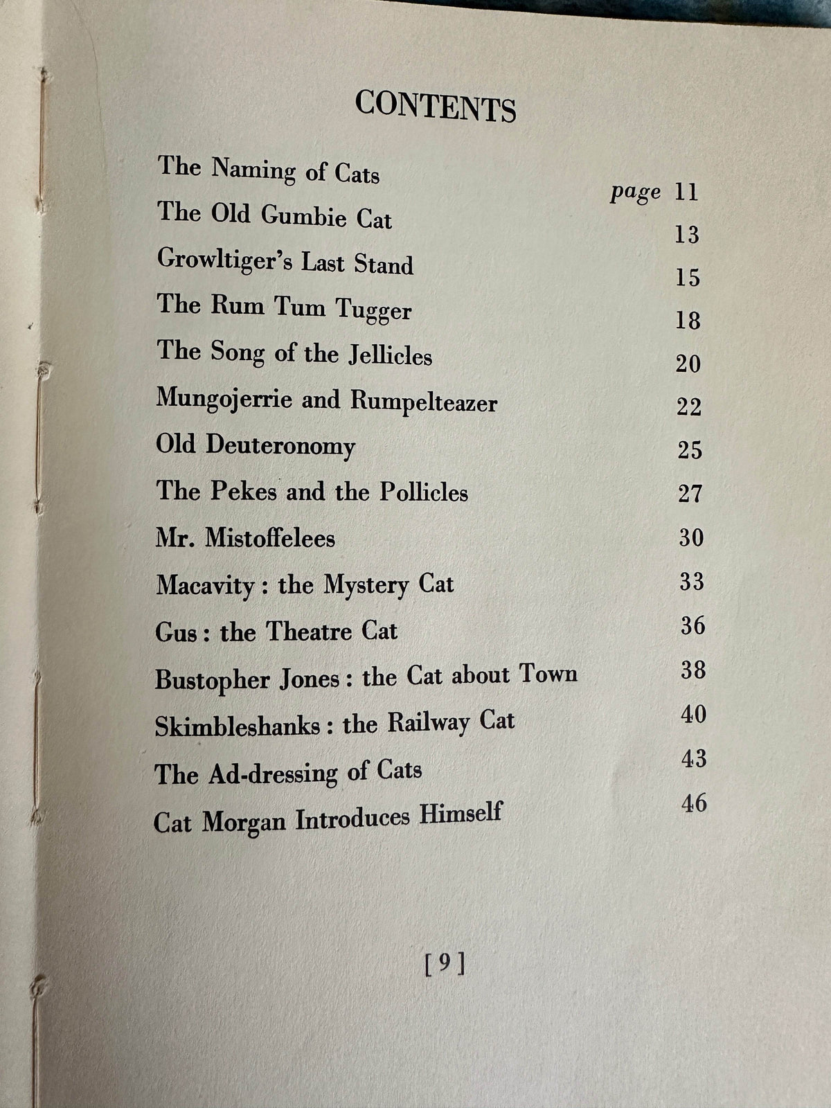1956 Old Possum’s Book Of Practical Cats - T. S. Eliot(Faber & Faber) - Honeyburn Books (UK)