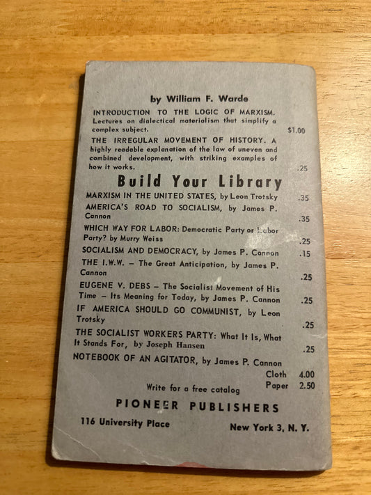 1960*1st* The Long View Of History - William F. Warde (Pioneer Publishers) - Honeyburn Books (UK)