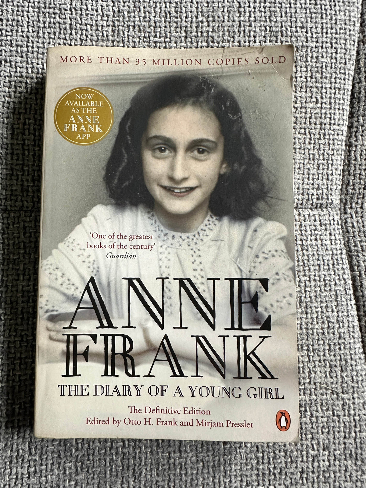 2012 Anne Frank: The Diary Of A Young Girl - Otto H. Frank & Mirjam Pressler - Honeyburn Books (UK)