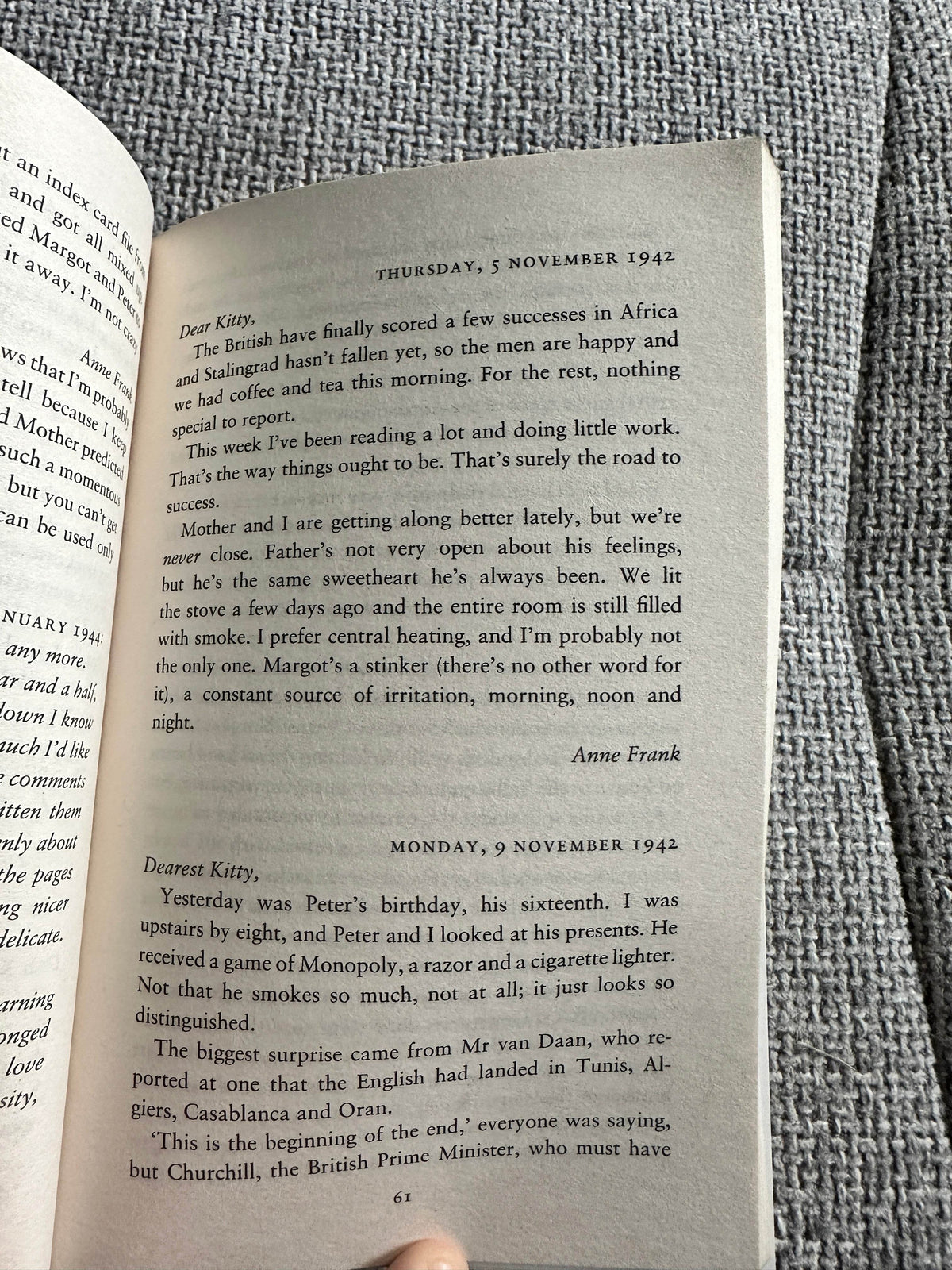 2012 Anne Frank: The Diary Of A Young Girl - Otto H. Frank & Mirjam Pressler - Honeyburn Books (UK)