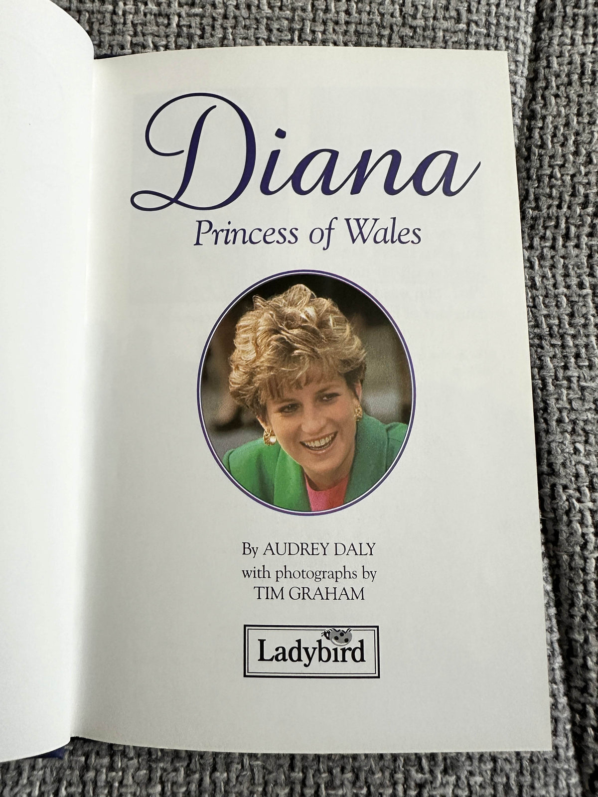 1997*1st* Diana Princess Of Wales - Audrey Daly(Tim Graham photos) Ladybird - Honeyburn Books (UK)