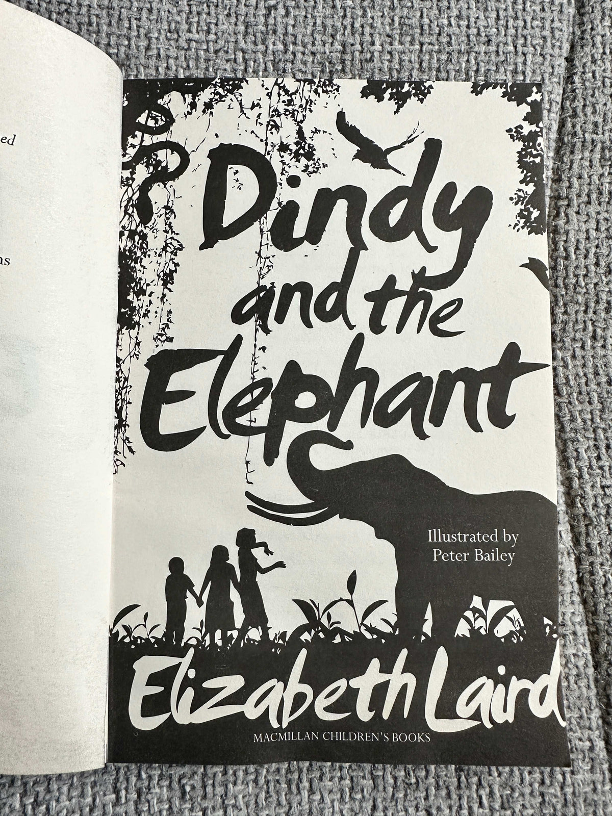 2015*1st* Dindy & The Elephant - Elizabeth Laird (Peter Bailey Illust) PanMacMillan
