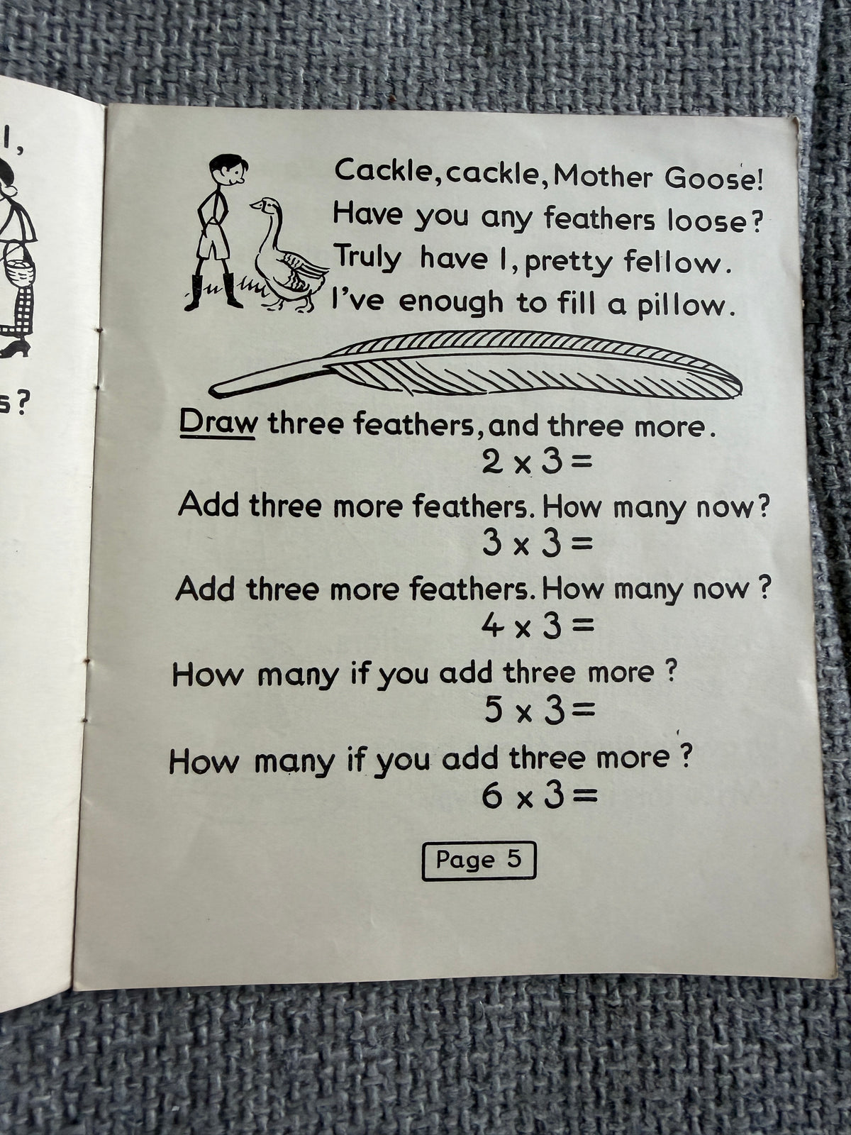 1940 The Peg Family Number Books No.3 (MacMillan & Co Ltd)