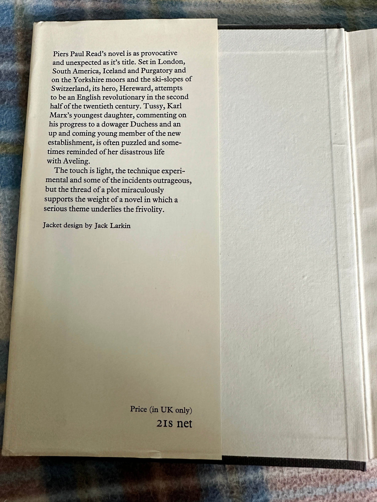 1966*1st* Game In Heaven With Tussy Marx - Piers Paul Read(Weidenfeld and Nicolson) - Honeyburn Books (UK)