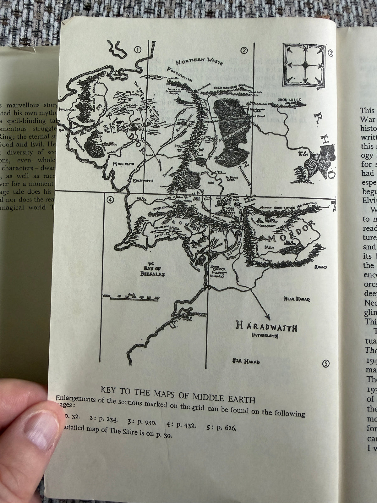 1974 The Lord Of The Rings -J. R. R. Tolkien (3-in-1 Book) Hardback (Book Club Associates)