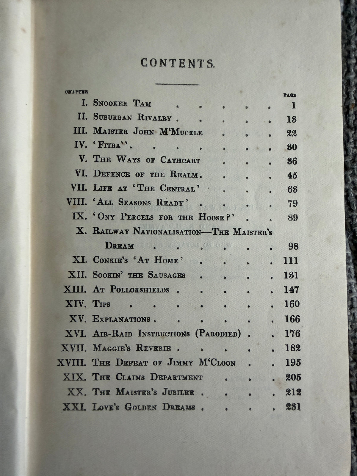 1922 Snooker Tam Of The Cathcart Railway - R. W. Campbell (W. & R. Chambers Ltd)