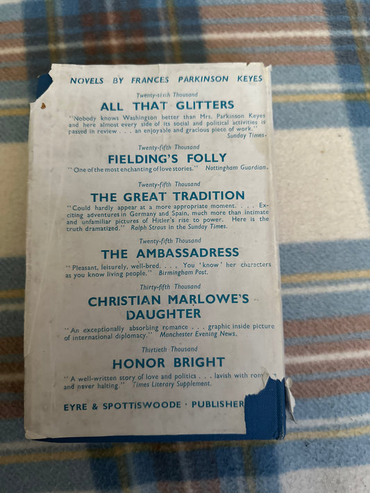 1942 Lady Blanche Farm - Frances Parkinson Keyes (Eyre & Spottiswoode) - Honeyburn Books (UK)