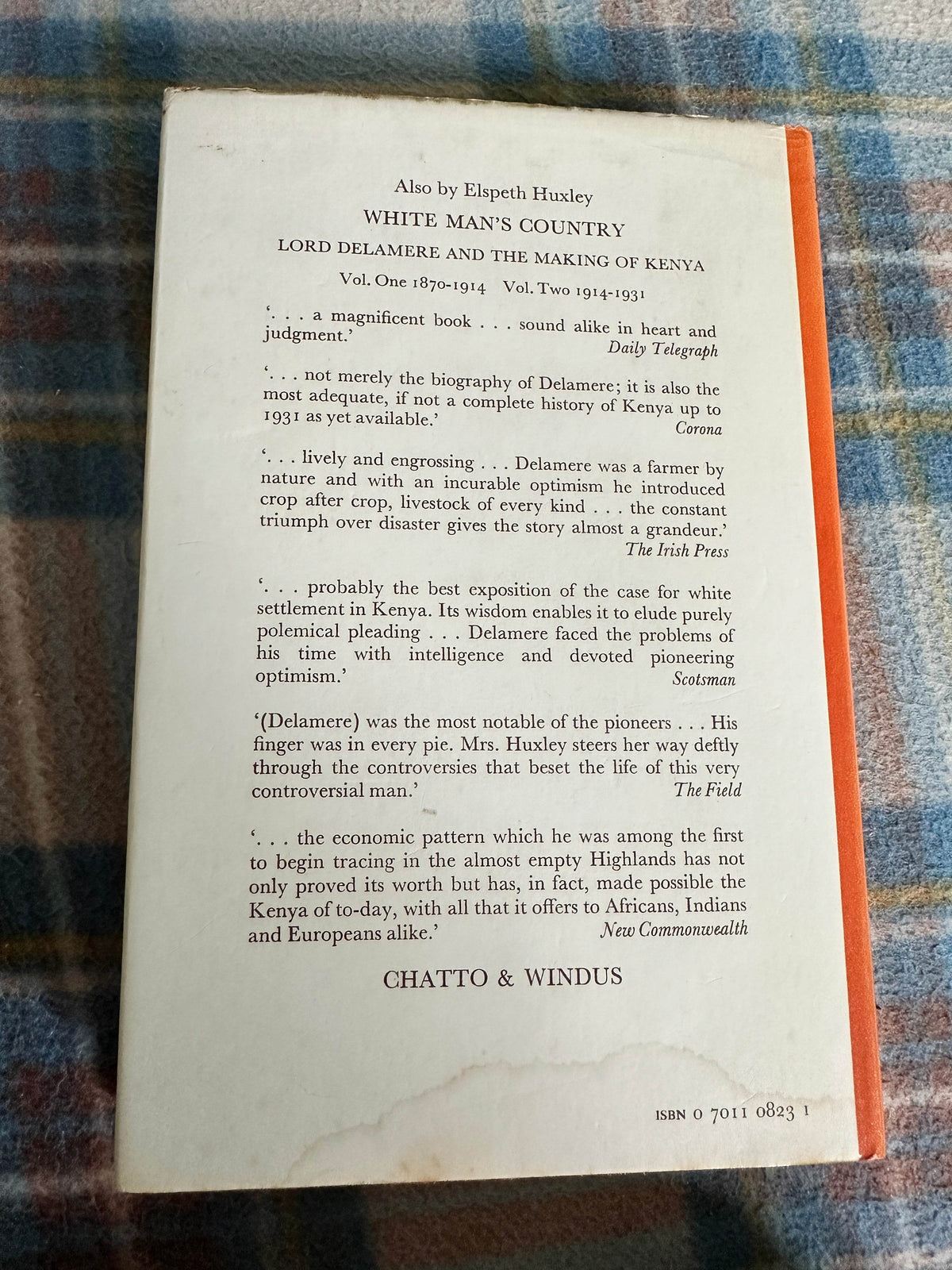 1980 The Flame Trees Of Thika - Elspeth Huxley(Chatto & Windus) - Honeyburn Books (UK)
