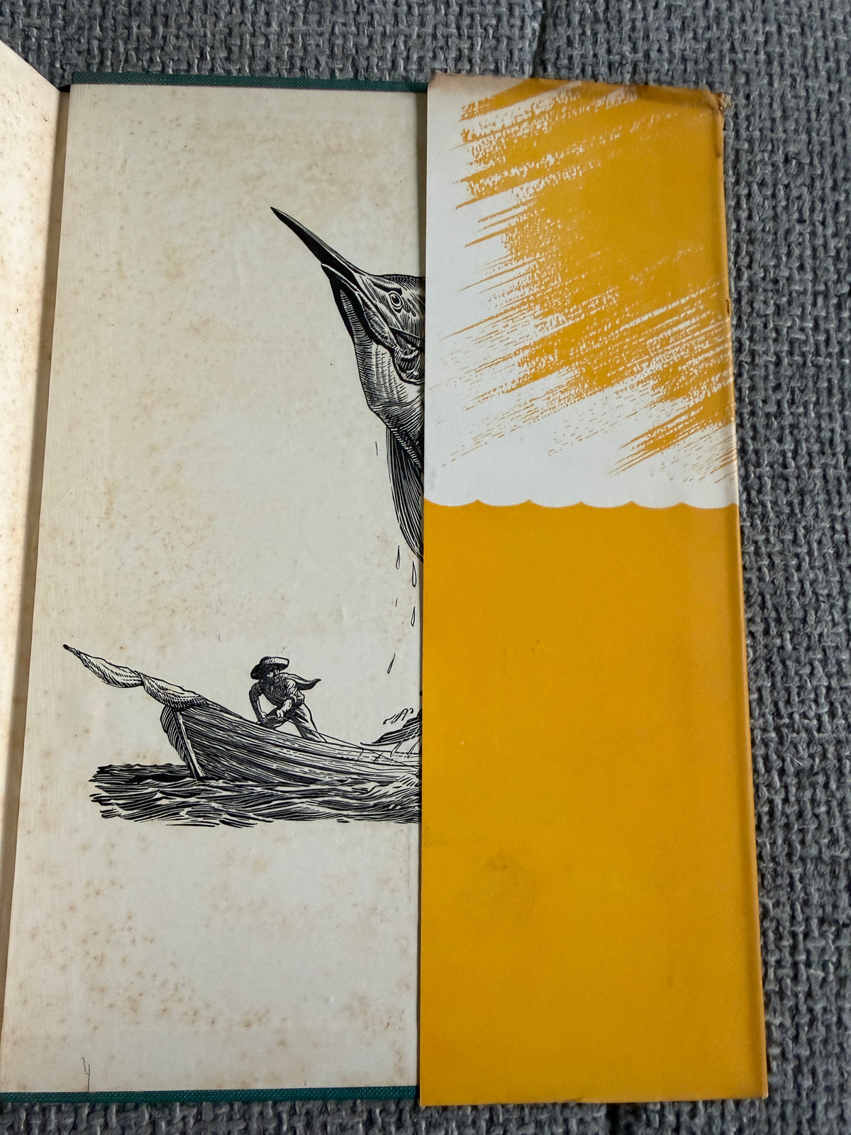 1953*1st* The Old Man & The Sea - Ernest Hemingway (C. F. Tunnicliffe & Raymond Sheppard illustration) Reprint Society.