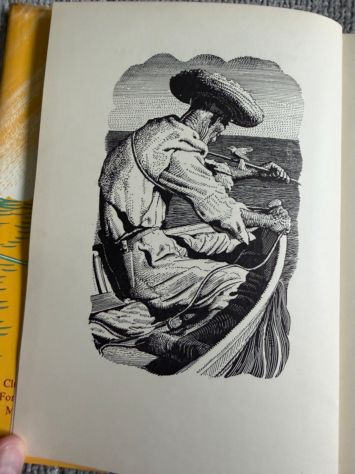 1953*1st* The Old Man & The Sea - Ernest Hemingway (C. F. Tunnicliffe & Raymond Sheppard illustration) Reprint Society.